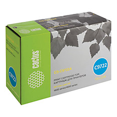Картридж лазерный CACTUS (CS-C9722A) для HP ColorLaserJet 4600/4650 желтый ресурс 8000 стр. CS-C9722AR