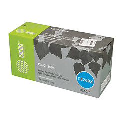 Картридж лазерный CACTUS (CS-CE260X) для HP ColorLaserJet CP4025/4525 черный ресурс 17000 стр. CS-CE260X(R)