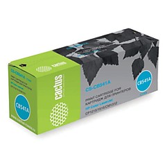 Картридж лазерный CACTUS (CS-CB541A) для HP CLJ CP1215/CP1515N/CM1312 голубой ресурс 1400 стр.
