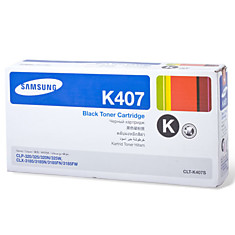 Картридж лазерный SAMSUNG (CLT-K407S) CLP-320/325/N CLX-3185/N/FN и другие оригинальный черный ресурс 1500 стр.