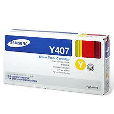 Картридж лазерный SAMSUNG (CLT-Y407S) CLP-320/325/N CLX-3185/N/FN и др. оригинальный желтый