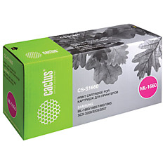 Картридж лазерный CACTUS (CS-S1660) для SAMSUNG ML-1660/1665 ресурс 1500 стр. CS-S1660S