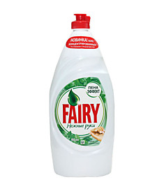 Средство для мытья посуды Fairy "Нежные руки. Чайное дерево и мята", 900мл