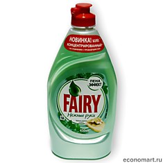 Средство для мытья посуды Fairy "Нежные руки. Чайное дерево и мята", 450мл