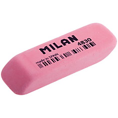 Ластик Milan "4830", скошенный, синтетический каучук, 59*19*10мм