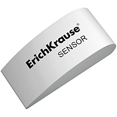 Ластик Erich Krause "Sensor White", форма капли, термопластичная резина, 50*18*23мм