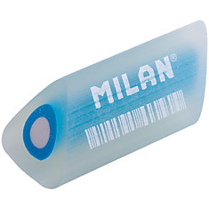 Ластик Milan "F30", треугольный в сечении, прозрачный пластик, 51*25*25мм