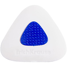 Ластик Erich Krause "Smart Mini", треугольный, термопластичная резина, пластик. держ., 36*36*8мм