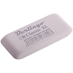 Ластик Berlingo "Classic XL", прямоугольный, каучук, 60*25*9мм