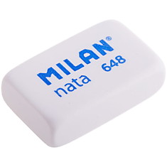 Ластик Milan "Nata 648", прямоугольный, пластик, 31*13*9мм