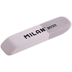 Ластик Milan "8030", скошенный, комбинированный, натуральный каучук, 60*14*7мм