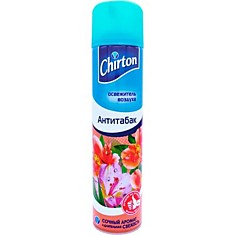 Освежитель воздуха аэрозольный Chirton "Антитабак", 300мл