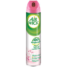 Освежитель воздуха аэрозольный Airwick "Магнолия и цветущая вишня", 240мл