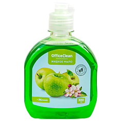 Мыло жидкое OfficeClean "Яблоко", пуш-пул, 300мл