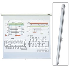 Экран проекционный LUMIEN ECO PICTURE матовый настенный 150х150 см 1:1 LEP-100101