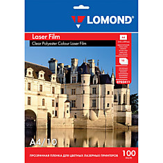 Пленка LOMOND для черно-белых и цветных лазерных принтеров 10 шт. А4 100 мкм 0703411