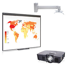 Интерактивный комплект SMART SB480v10: доска SB480 проектор V10 кронштейн DSM-14Kw