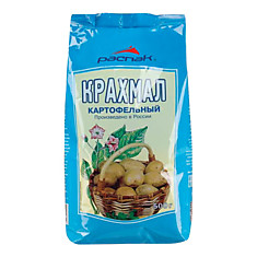 Крахмал картофельный РАСПАК 500 г мягкий пакет 11214