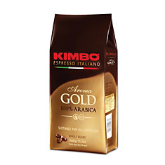 Кофе в зернах KIMBO Aroma Gold Arabica (Кимбо Арома Голд Арабика) натуральный 1000 г вакуумная упаковка