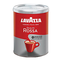 Кофе молотый LAVAZZA (Лавацца) Qualita Rossa натуральный 250 г жестяная банка 3593