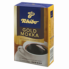 Кофе молотый TCHIBO (Чибо) Gold Mokka натуральный 250 г вакуумная упаковка