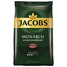 Кофе в зернах JACOBS MONARCH (Якобс Монарх) натуральный 800 г вакуумная упаковка 65707