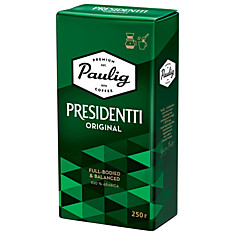 Кофе молотый PAULIG (Паулиг) President натуральный 250 г вакуумная упаковка 14067/16331