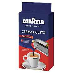 Кофе молотый LAVAZZA (Лавацца) Crema e Gusto натуральный 250 г вакуумная упаковка 3876