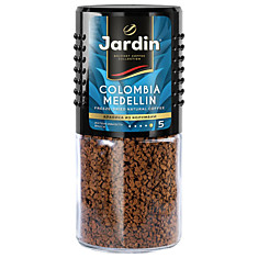 Кофе растворимый JARDIN (Жардин) Colombia Medellin сублимированный 95 г стеклянная банка 0627-14