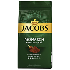 Кофе молотый JACOBS MONARCH (Якобс Монарх) натуральный 230 г вакуумная упаковка 65689