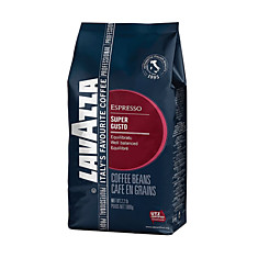Кофе в зернах LAVAZZA (Лавацца) Super Gusto UTZ натуральный 1000 г вакуумная упаковка 4517