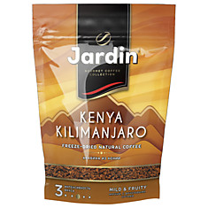 Кофе растворимый JARDIN Kenya Kilimanjaro (Кения Килиманджаро) сублимированный 150 г мягкая упаковка 1018-14