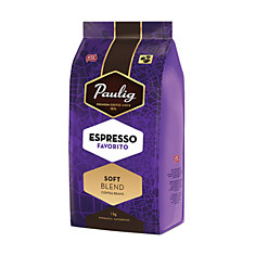 Кофе в зернах PAULIG (Паулиг) Espresso Favorito натуральный 1 кг вакуумная упаковка 16297