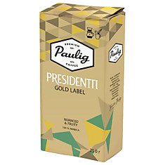 Кофе молотый PAULIG (Паулиг) Presidentti Gold Lable натуральный 250 г вакуумная упаковка 16976