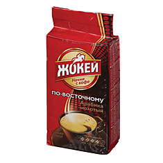 Кофе молотый ЖОКЕЙ По-восточному натуральный 450 г вакуумная упаковка 0346-12-H