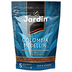 Кофе растворимый JARDIN Colombia medellin сублимированный 150 г мягкая упаковка