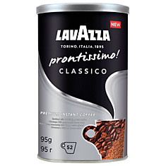 Кофе молотый в растворимом LAVAZZA (Лавацца) Prontissimo Classico сублимированный 95 г жестяная банка 5330