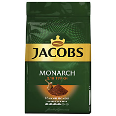 Кофе молотый JACOBS MONARCH (Якобс Монарх) для заваривания в чашке 150 г вакуумная упаковка 65690