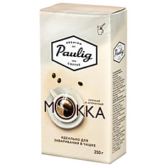 Кофе молотый PAULIG (Паулиг) Mokka натуральный 250 г вакуумная упаковка для заваривания в чашке 16335