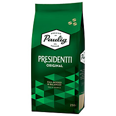 Кофе в зернах PAULIG (Паулиг) Presidentti Original натуральный 250 г вакуумная упаковка 16570