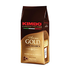 Кофе в зернах KIMBO Aroma Gold Arabica (Кимбо Арома Голд Арабика) натуральный 500 г вакуумная упаковка