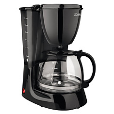Кофеварка капельная SCARLETT SC-CM33007 750 Вт 125 л антикапля подогрев пластик черная SC - CM33007