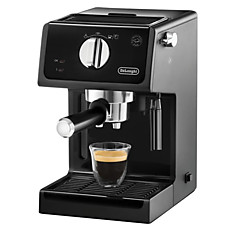 Кофеварка рожковая DELONGHI ECP31.21 1100 Вт объем 1 л ручной капучинатор черная