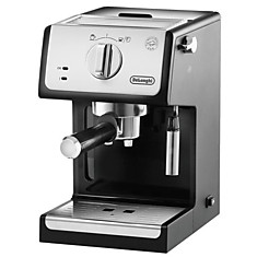 Кофеварка рожковая DELONGHI ECP 33.21/BK 1100 Вт объем 1 л ручной капучинатор серая ECP33.21/BK