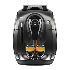 Кофемашина PHILIPS HD8649/01 1400 Вт 15 бар объем 1 л емкость для зерен 180 г капучинатор пластик черная