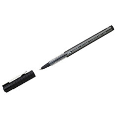 Ручка-роллер Faber-Castell "Vision" черная, 0,7мм, одноразовая