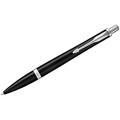 Ручка шариковая Parker "Urban Muted Black CT" синяя, 1,0мм, кнопочн., подар. уп.
