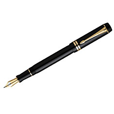 Ручка перьевая Parker "Duofold Black GT " 0,8мм, подар. уп.