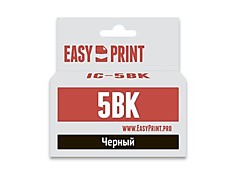 PGI5BK Картридж EasyPrint IC-PGI5BK для Canon PIXMA iP4200/iX4000/5000/MP500/600, черный, с чипом