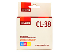 CL-38 Картридж EasyPrint IC-CL38 для Canon PIXMA iP1800/2600/MP140/210/220/470/MX300/310, цветной